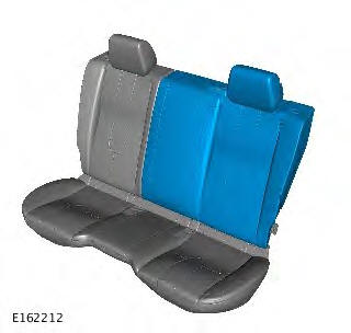 Range Rover Evoque. Rear Seat Backrest Cover 3-Door