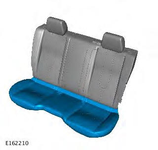 Range Rover Evoque. Rear Seat Cushion Cover