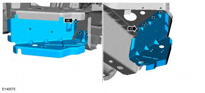 Range Rover Evoque. Rear End Sheet Metal Repairs - 5-Door