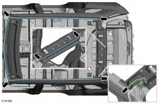 Range Rover Evoque. Roof Sheet Metal Repairs - 5-Door