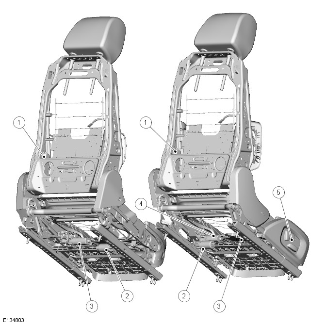 Range Rover Evoque. Seats