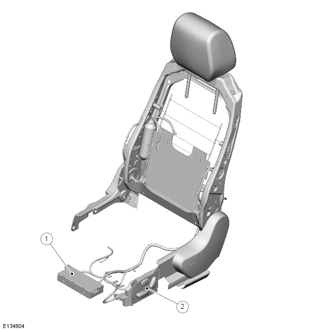 Range Rover Evoque. Seats