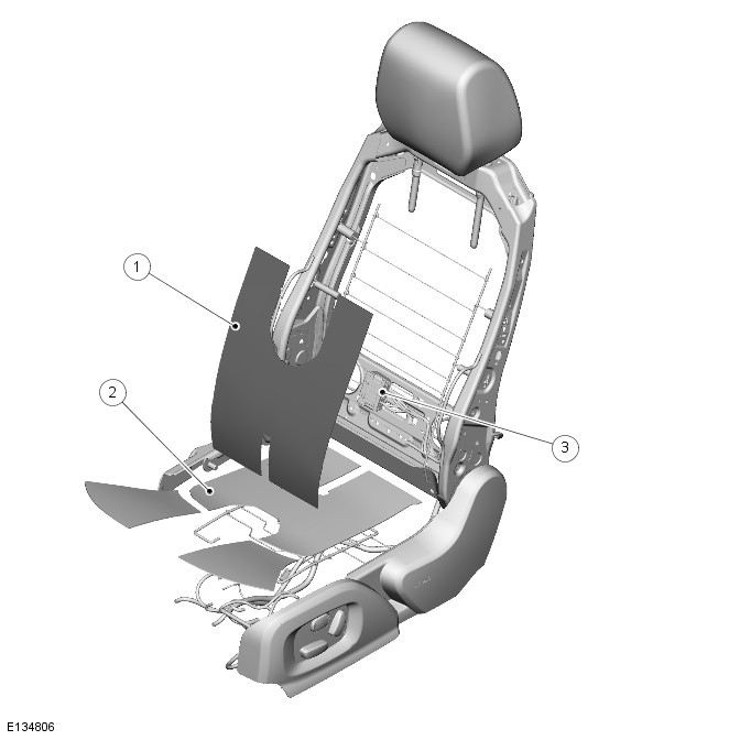 Range Rover Evoque. Seats