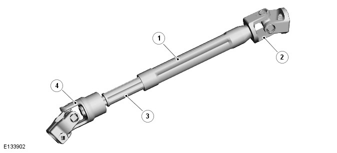 Range Rover Evoque. Steering Column