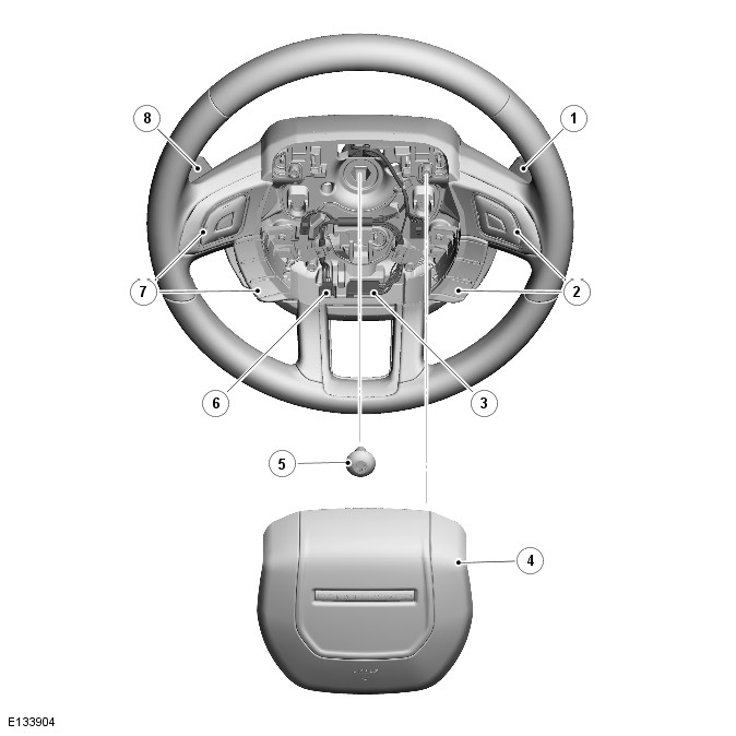 Range Rover Evoque. Steering Column