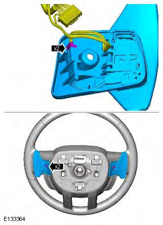 Range Rover Evoque. Steering Column