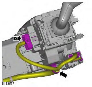 Range Rover Evoque. Steering Column