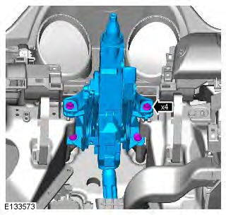 Range Rover Evoque. Steering Column