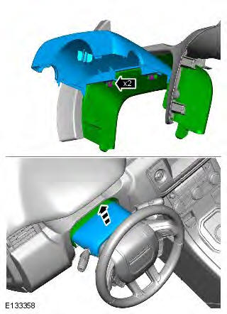 Range Rover Evoque. Steering Column Switches