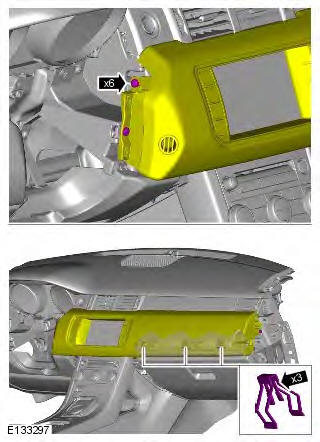 Range Rover Evoque. Steering Column Switches